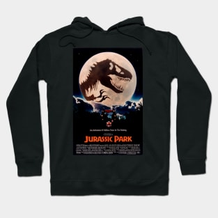 Jurassic park retro art Hoodie